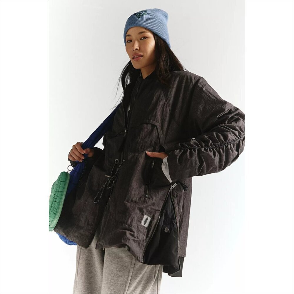 FP Free People Movement tricked out trek lightweight puffer jacket coat new M